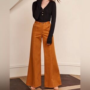 La Ligne Carolina wide leg pants size 6 women’s
